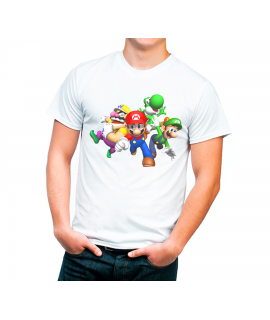 Camiseta Diseño Mario Grupo Super