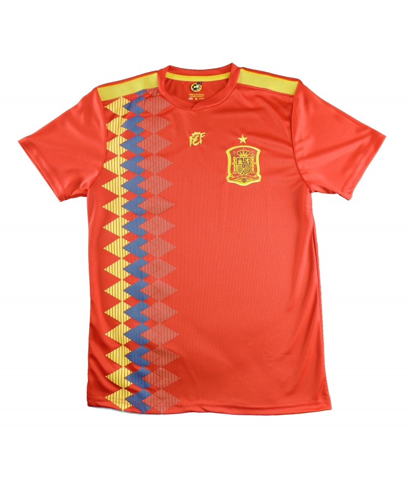 Amanecer abrazo espacio Camiseta Iniesta Réplica Oficial Selección de España. Producto Oficial  Licenciado Mundial Rusia 2018