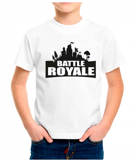 Dibujo Battel Royale Paisaje Urbano Camiseta Infantil