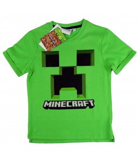 Camiseta Minecraft verde, NIÑOS, NIÑOS